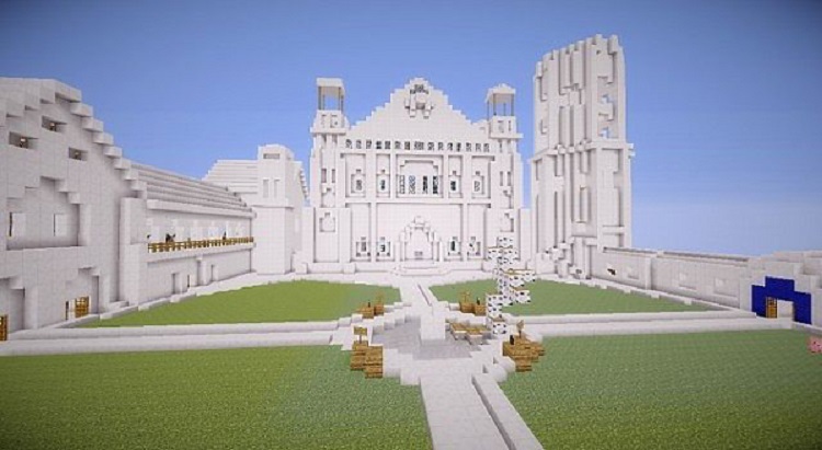 Minecraft : la ville de Minas Tirith du Seigneur des Anneaux sublimée par  le RTX
