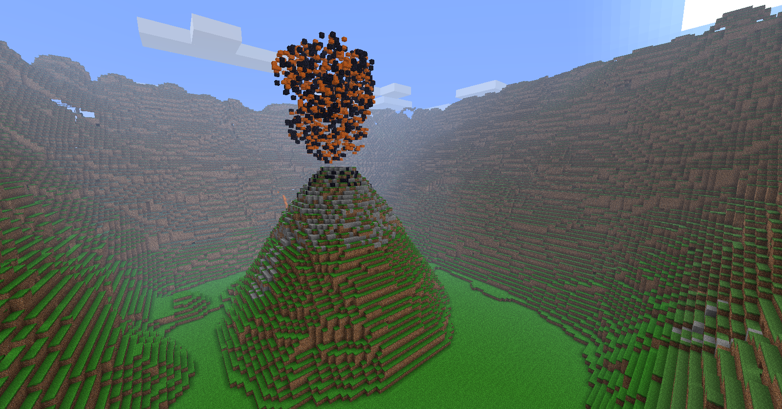  Minecraft Map Minecraft Volcan en ruption