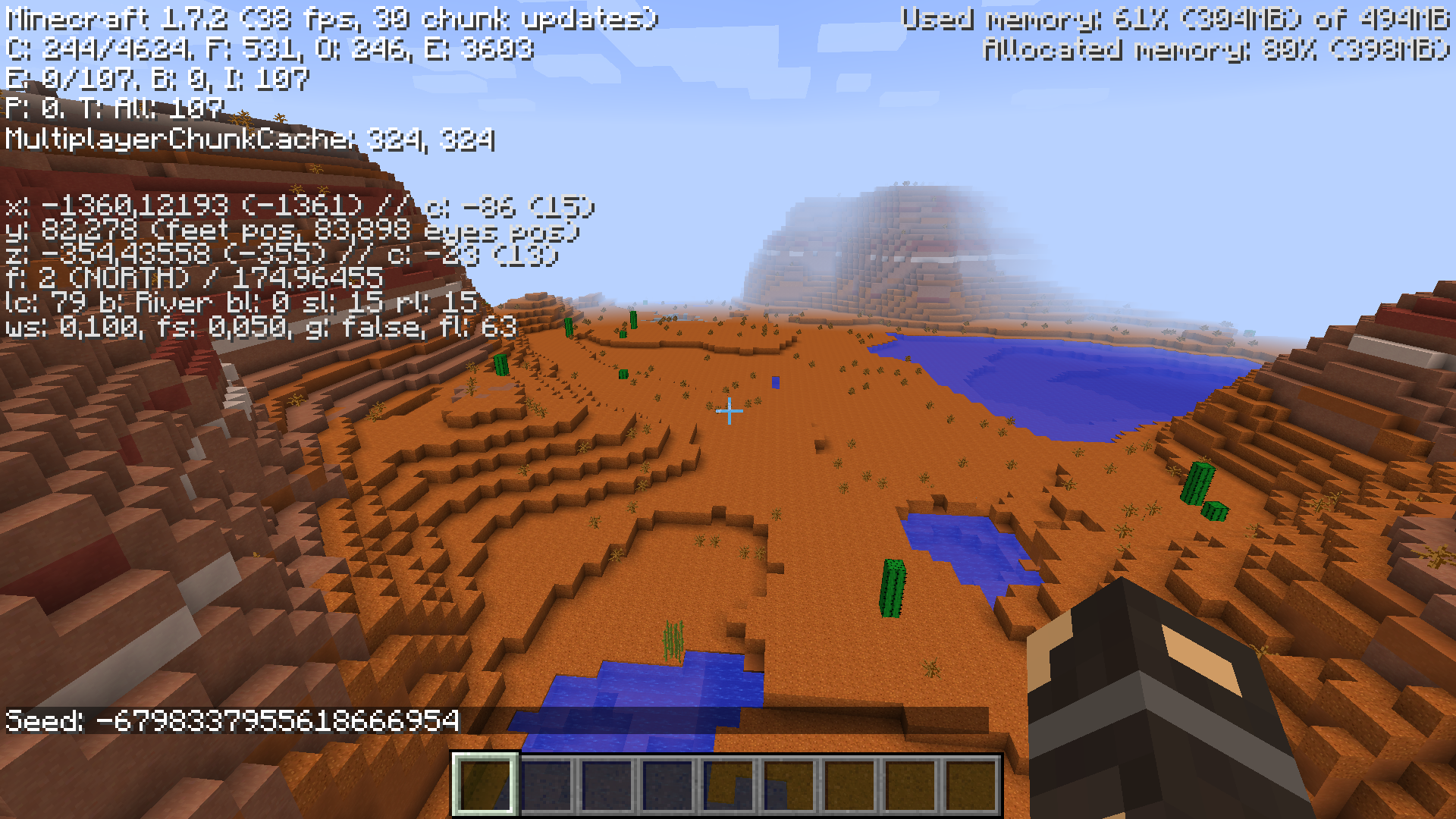 Minecraft Seed Minecraft : Jungle + Mesa (Grand Canyon)