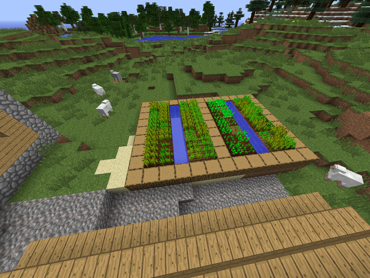 Minecraft Seed Minecraft : Un bon spawn pour débuter