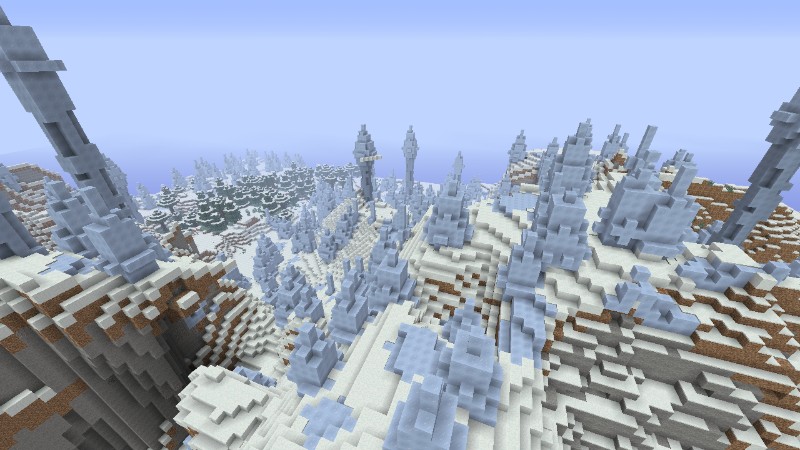 Fr Minecraft Seed Minecraft Biomes Froid Tres Rares