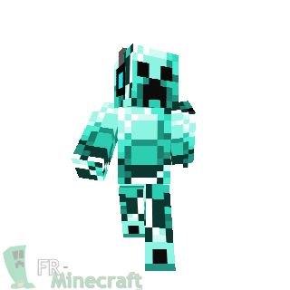 Minecraft Skin Minecraft : Diamond Creeper