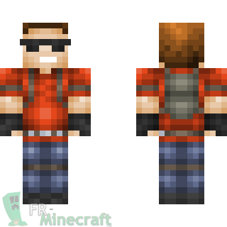 Aperçu de la skin Minecraft Commando