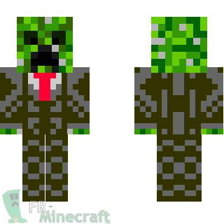 Aperçu de la skin Minecraft Creeper costume