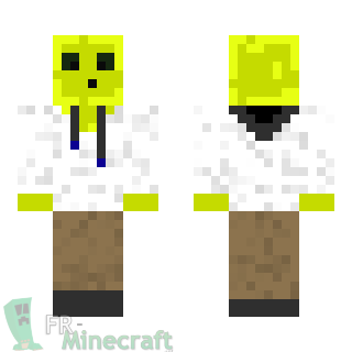 Aperçu de la skin Minecraft Slime jaune habillé