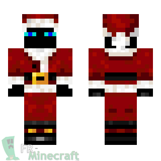 Aperçu de la skin Minecraft Enderman en Père Noël