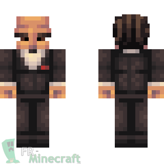 Aperçu de la skin Minecraft Homme en costard