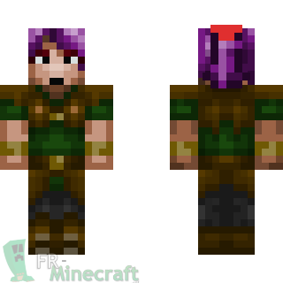 Aperçu de la skin Minecraft Femme Elf