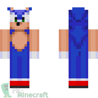 Aperçu de la skin Minecraft Sonic