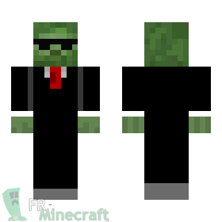 Aperçu de la skin Minecraft Zombie gentleman