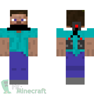 Aperçu de la skin Minecraft Steve astronaute