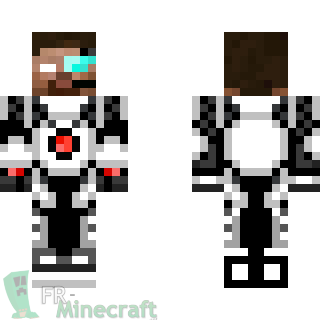 Aperçu de la skin Minecraft Herobrine cosmonaute