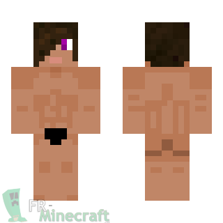 Aperçu de la skin Minecraft Homme nu