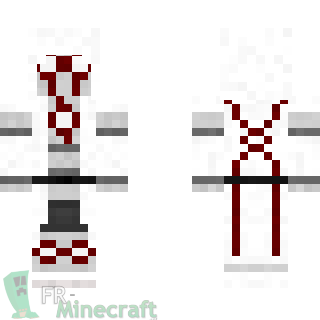 Aperçu de la skin Minecraft Cyber assassin des neiges