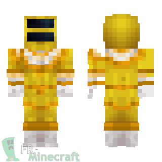 Aperçu de la skin Minecraft Power rangers zeo jaune