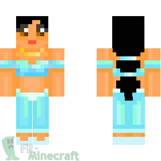 Aperçu de la skin Minecraft Jasmine - Aladdin