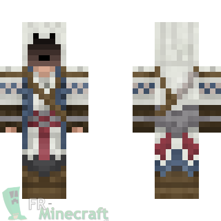 Aperçu de la skin Minecraft Connor Kenway - Assassin's Creed III