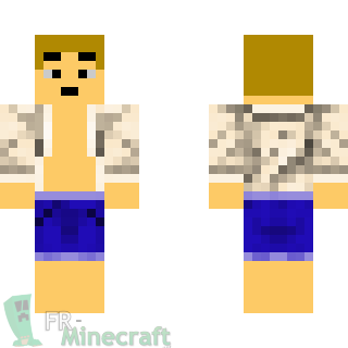 Aperçu de la skin Minecraft Homme de plage