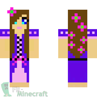 Aperçu de la skin Minecraft Princesse