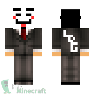 Aperçu de la skin Minecraft Anonymous