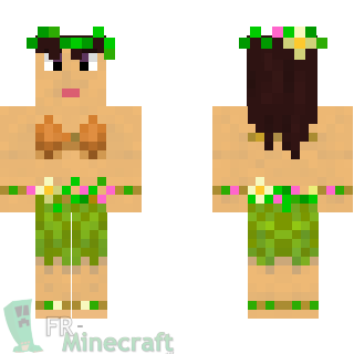 Aperçu de la skin Minecraft Hula Girl