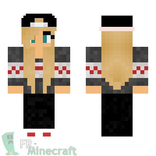 Aperçu de la skin Minecraft Fille Jolie