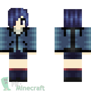 Aperçu de la skin Minecraft Touka Kirishima - Tokyo Ghoul