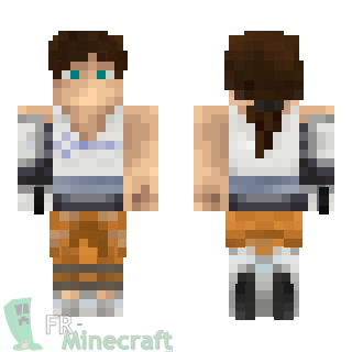 Aperçu de la skin Minecraft Chell - Portal