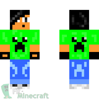 Aperçu de la skin Minecraft CreeperBoy