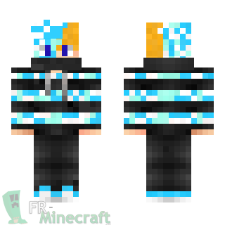 Aperçu de la skin Minecraft Garçon gelé