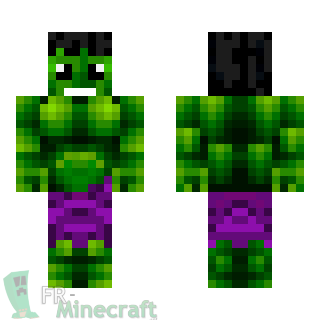 Aperçu de la skin Minecraft Hulk