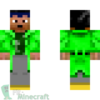 Aperçu de la skin Minecraft Garçon aux cheveux bruns