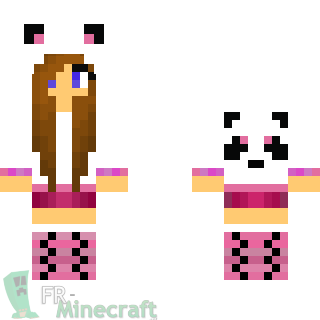 Aperçu de la skin Minecraft Fille cool