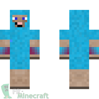 Aperçu de la skin Minecraft Mouton bleu