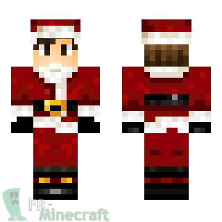 Aperçu de la skin Minecraft Garçon en père noël