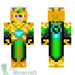 Aperçu de la skin Minecraft Le Chevalier de Jade