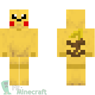 Aperçu de la skin Minecraft Pikachu - Pokemon