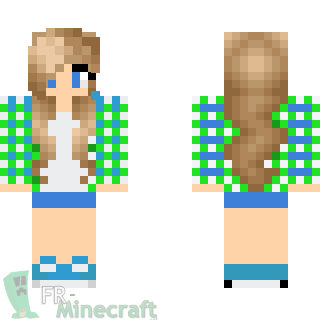 Aperçu de la skin Minecraft Fille jolie