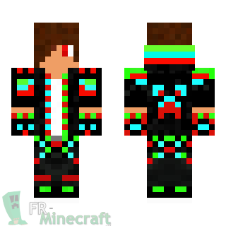 Aperçu de la skin Minecraft Mec cool