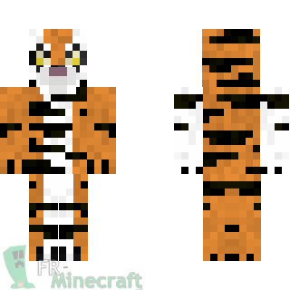 Aperçu de la skin Minecraft Tigre