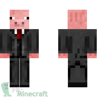 Aperçu de la skin Minecraft Homme cochon