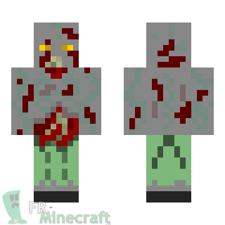 Aperçu de la skin Minecraft Zombie Lune - Call Of Duty Black Ops