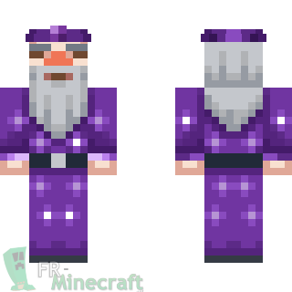 Aperçu de la skin Minecraft Mage