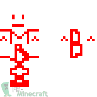 Aperçu de la skin Minecraft mister black red