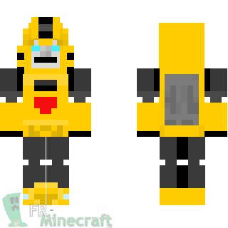 Aperçu de la skin Minecraft Transformer : Bumblebee