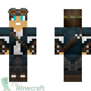 Aperçu de la skin Minecraft Aventurier Steampunk