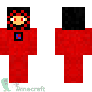 Aperçu de la skin Minecraft Pilote rouge