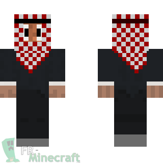 Aperçu de la skin Minecraft Homme en costard et masqué