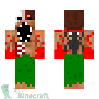 Aperçu de la skin Minecraft Monstre Zombie