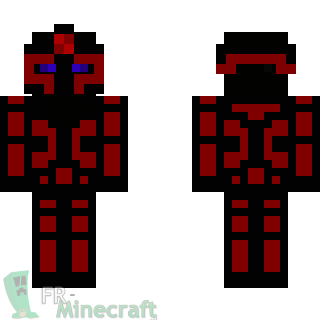 Aperçu de la skin Minecraft Chevalier Rouge